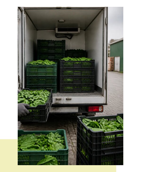 Перевозка шпината в Инту с сохранением свежести продукции